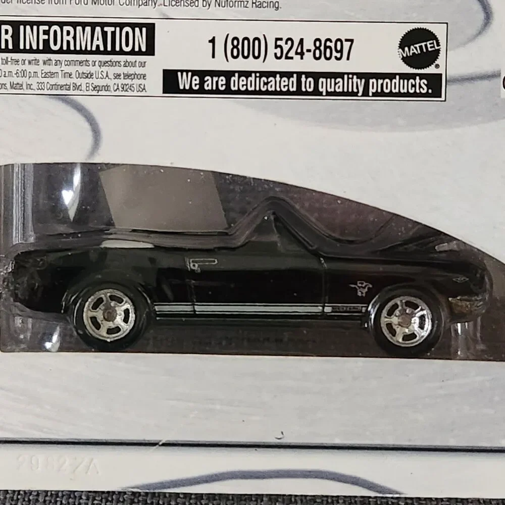 Lot of 2 NIP 100% Hotwheels Ford Series 65' and 67' Mustang 1:64 Die Cast Cars